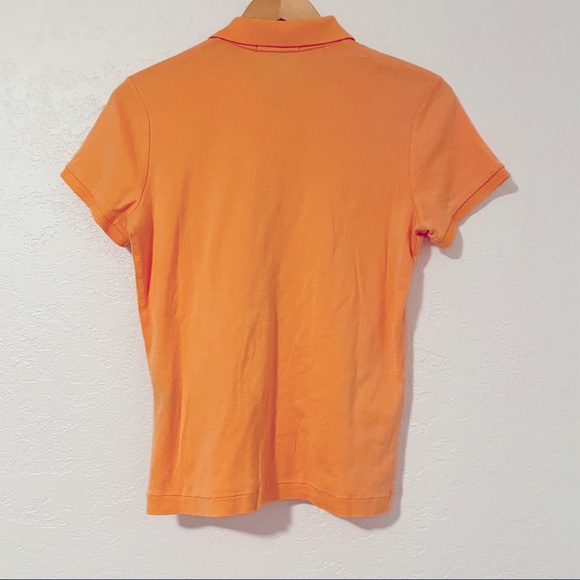 Ralph Lauren Golf Women’s Crest Embroidered Polo Shirt Orange Size‎ Large - Picture 2 of 7